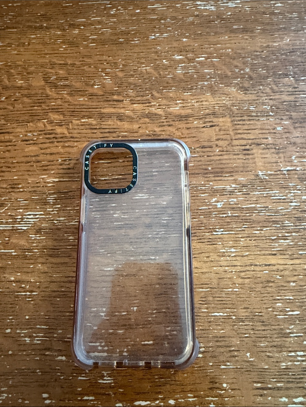 Casetify Clear Phone Case with Black Camera Trim